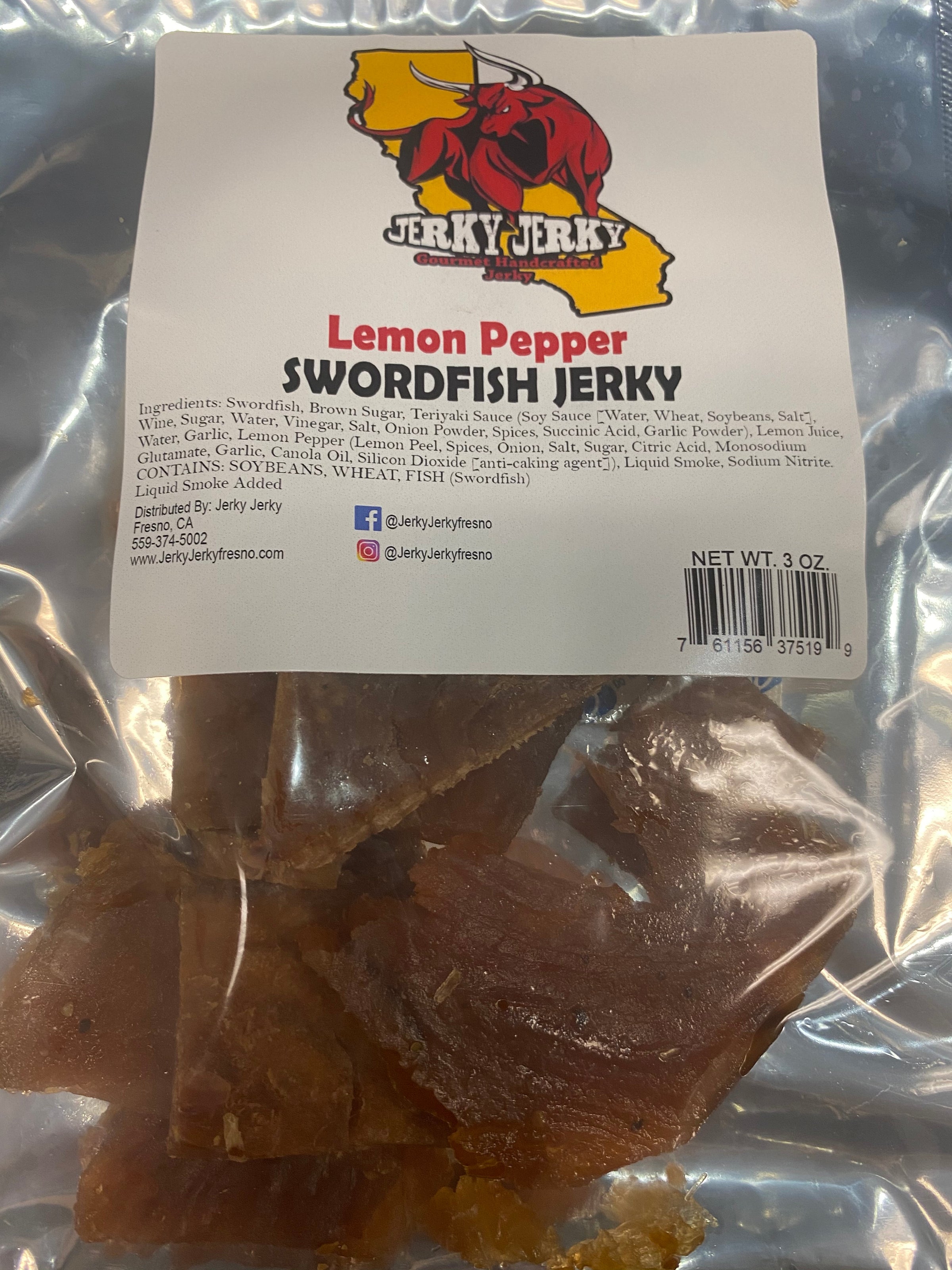 Lemon Pepper Swordfish 2.75oz